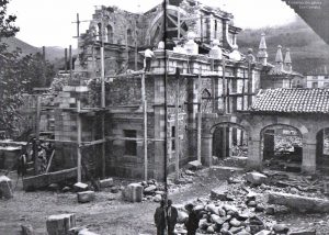 Construcción de la actual iglesia de Los Corrale