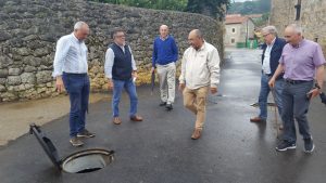 Confederación Hidrográfica, Consejería de Medio Ambiente y Ayuntamiento de San Felices certifican el final de las obras de canalización