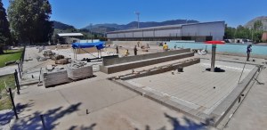 Obras de reforma de las piscinas de verano