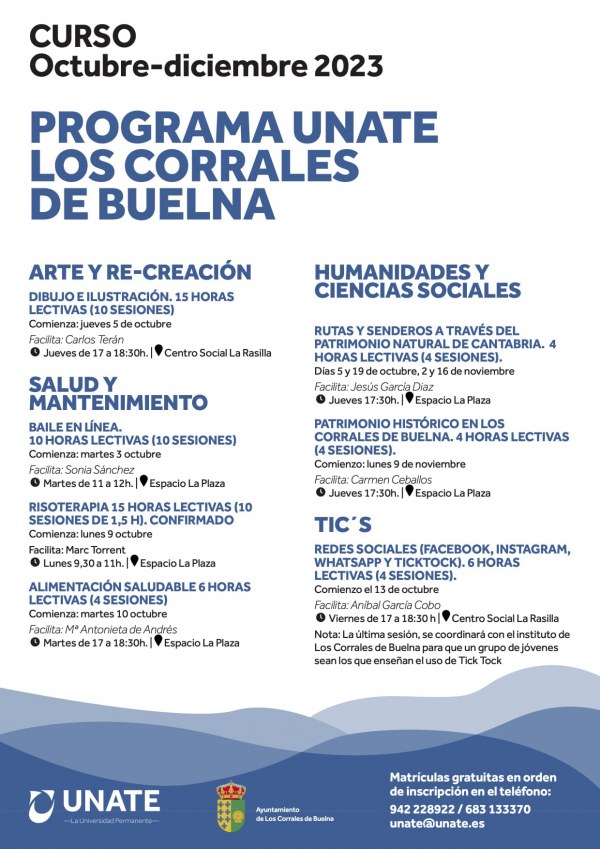 Programa UNATE 2023 en Los Corrales