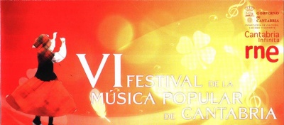 Entradas para el VI Festival de la Música Popular de Cantabria.
