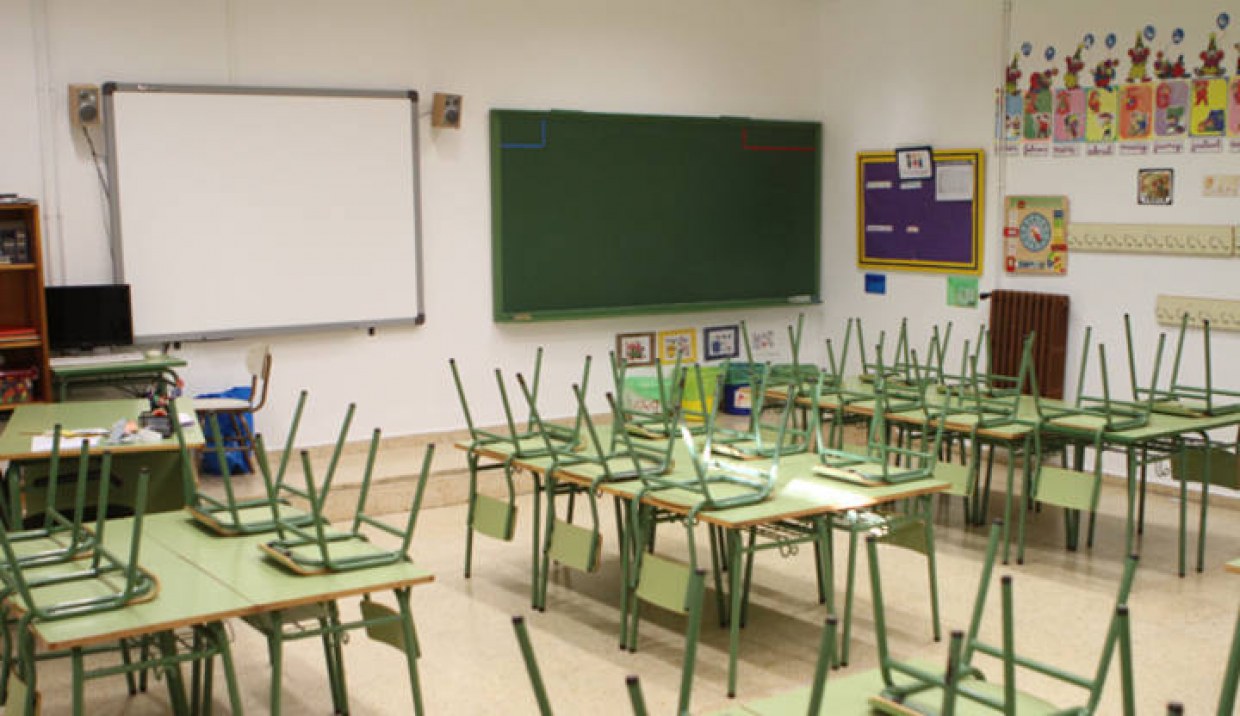 Cierre de los centros educativos en Cantabria
