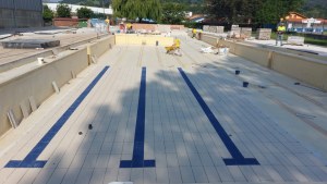 Las obras de las piscinas avanzan para su finalización en junio