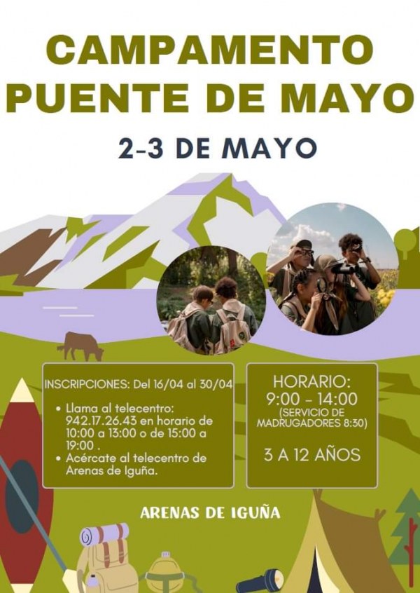 Campamento de Mayo 2024 en Arenas de Iguña