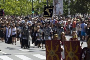 Desfile de romanos en 2012