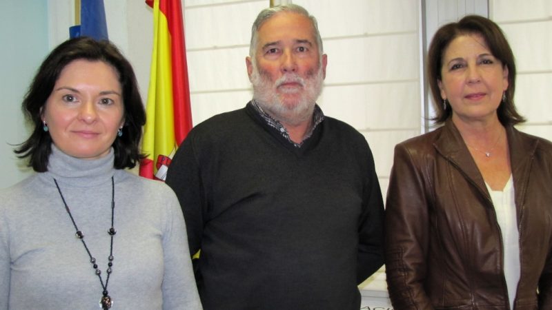 Teresa Montero, Esther Balza y Ramón Ruíz