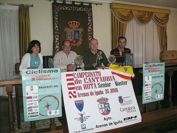Presentado el Campeonato regional de ciclismo master y senior.