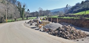 Obras de mejora en la carretera a Sovilla