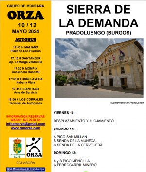 Salida a Sierra de la Demanda, Burgos con el GM Orza