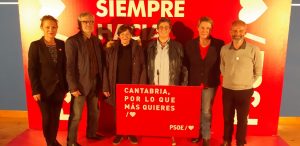 Candidatos en Iguña y Anievas junto a María Jesús Calva y Gustavo García