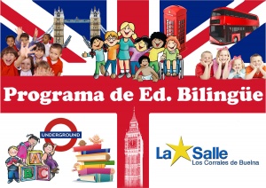 Cartel del Programa Bilingüe en La Salle