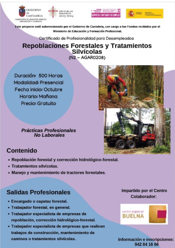 Curso de `Repoblaciones Forestales y Tratamientos Silvícolas´