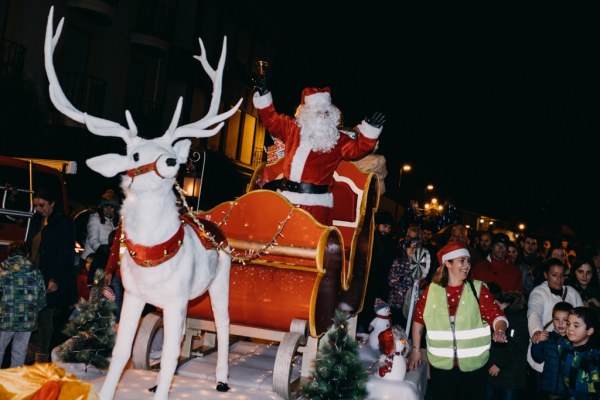 Cabalgata de Papá Noel en Cartes el año pasado