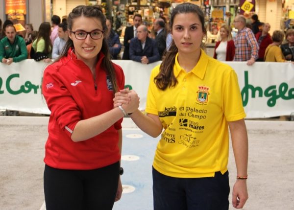 Cagigas y Castillo, de izq a dcha, tras la final