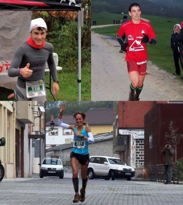 Azara García, Antonio Suárez y Mario Fernández en Nava