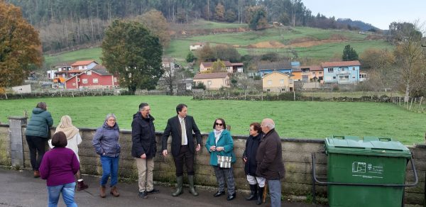 Visita del consejero a las obras del Calero