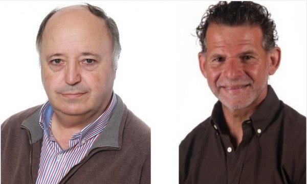 El Hermano Francisco J. Gutiérrez y José Manuel Merino