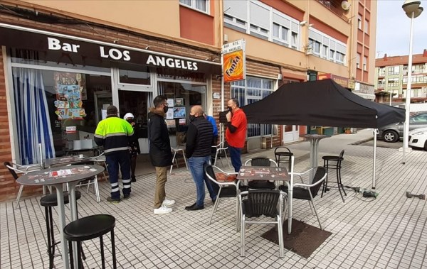 Comienza la instalación de las carpas climatizadas