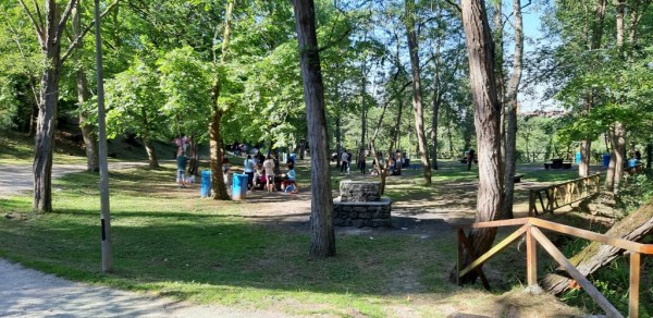 Parque de la Viesca entre Cartes y Torrelavega