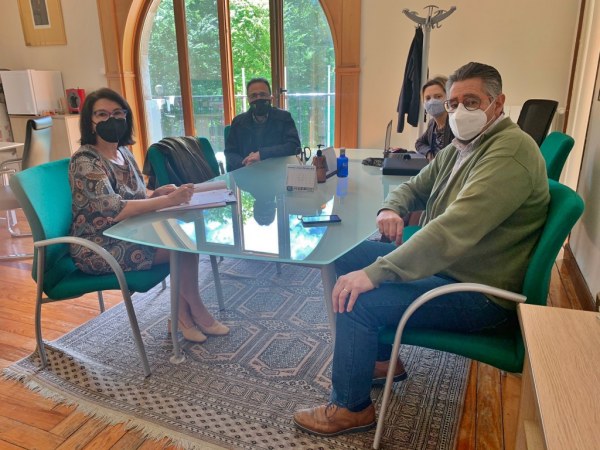 Eva Bartolomé, Salvador Victorino, Esther Mendiguchía y Luis Ignacio Argumosa