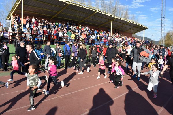 Una de las carreras de la jornada matinal