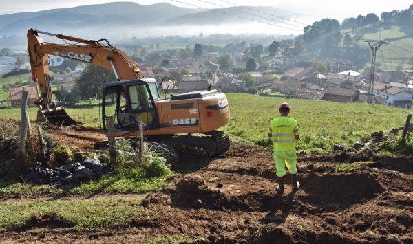 Las máquinas ya están en la ladera de San Mateo