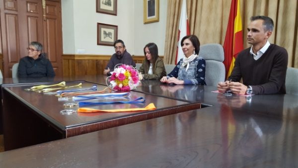 Homenaje en el Ayuntamiento a Azara García de los Salmones