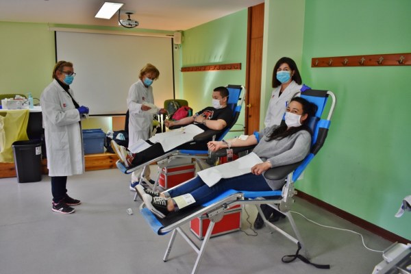 Donantes de sangre en La Rasilla