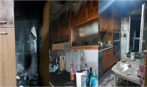 Imágenes de los daños del incendio