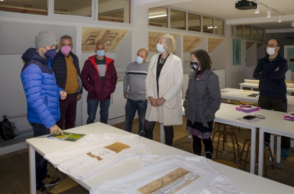 Visita de Marina Lombó al colegio de La Serna