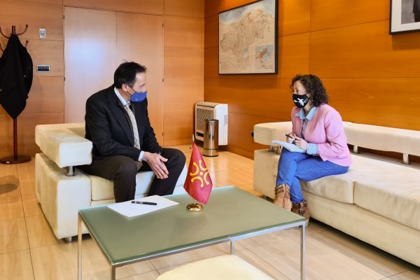 Gochicoa con Verónica Mantecón