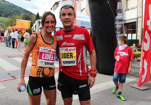 Azara García y Goyo Saiz en Barcena