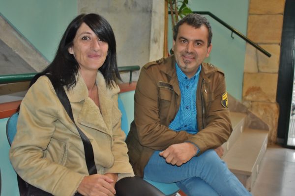 Carmen Sánchez y Javier Valderrama