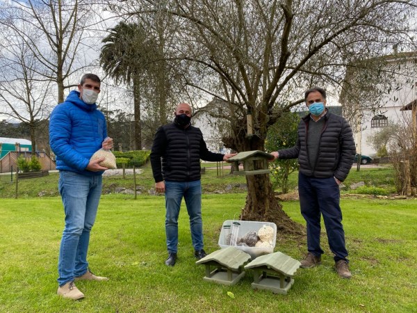 Carlos Rubio, Agustín Molleda y Germán Castellano