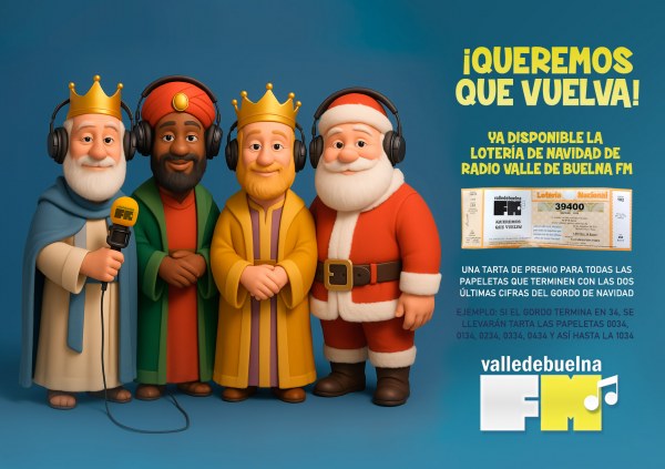 Papa Noel y los Reyes Magos ya han comprado su participación de Navidad.