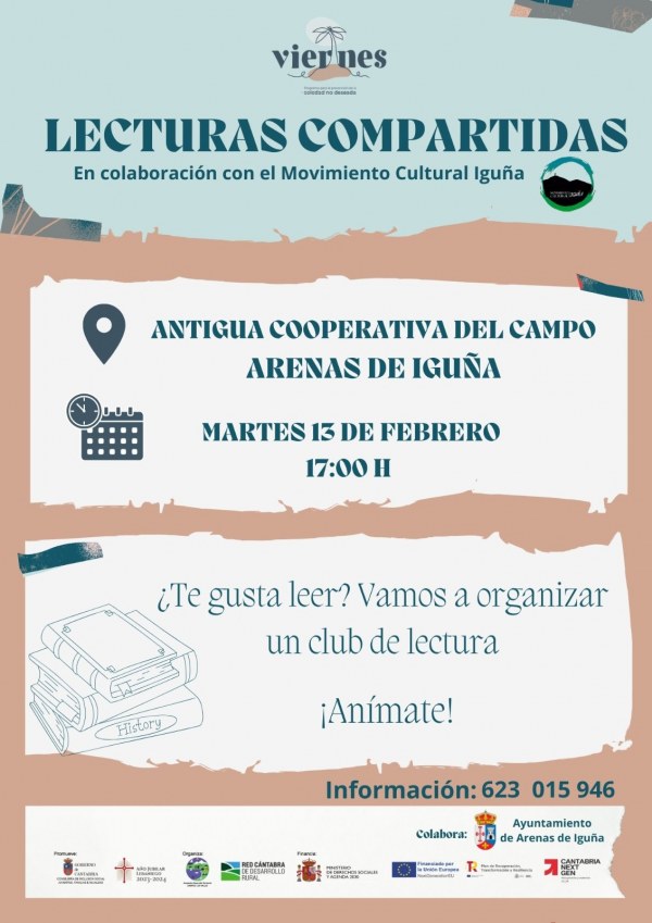 Nuevo club de lectura en Arenas de Iguña