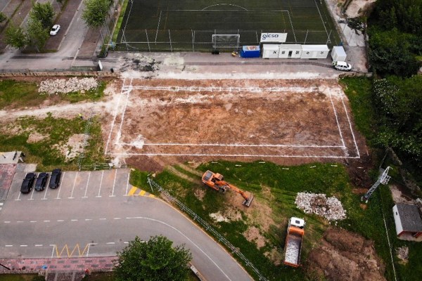 Vista aérea de las obras facilitada por Gicsa