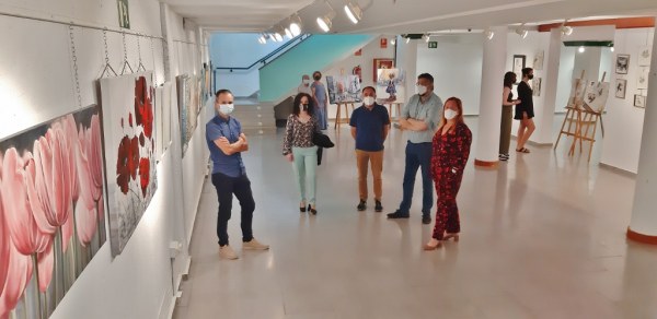 Inauguración de la exposición de la Escuela de Arte