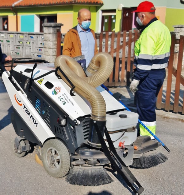 Nueva barredora eléctrica