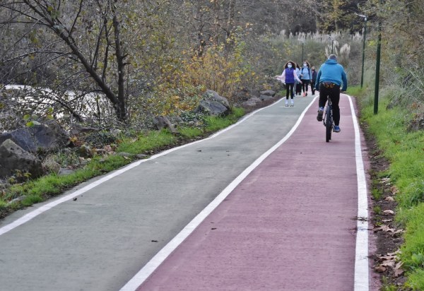 En la reunión se abordó la ampliación de la Vía Verde
