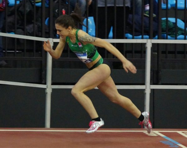 Lara Gómez en la pista de Gallur