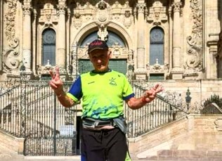Santiago Ríos logró superar su reto: doble o nada en el Camino de Santiago