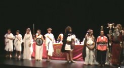 Presentación de personajes infantiles en las Guerras Cántabras 2014