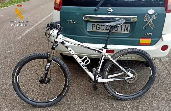 Bicicleta recuperada.