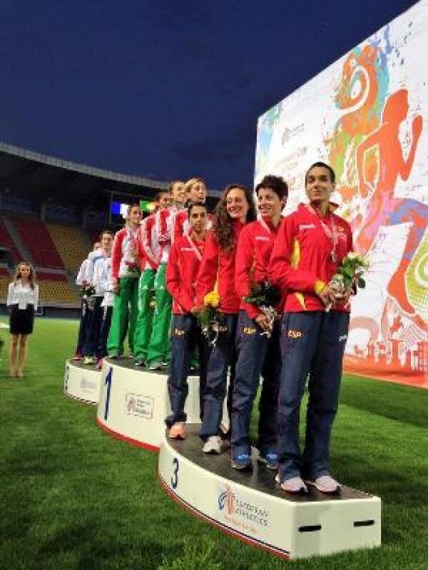 Podium de España en Skopje