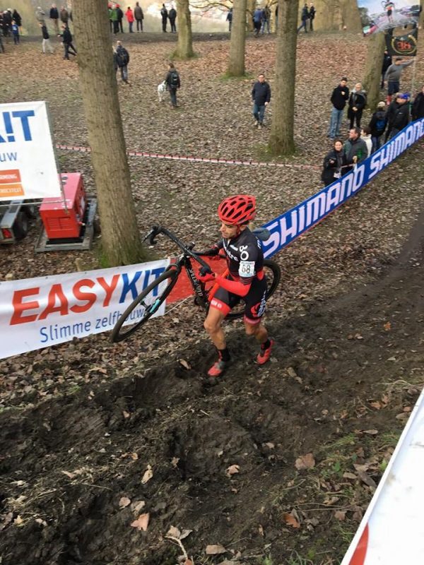 Ismael Esteban en el circuito de Namur