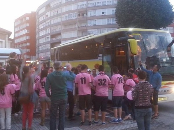  Recibimiento en Los Corrales