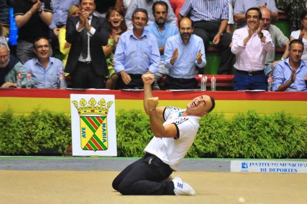 Lavid tras conquistar el nacional (Delta)