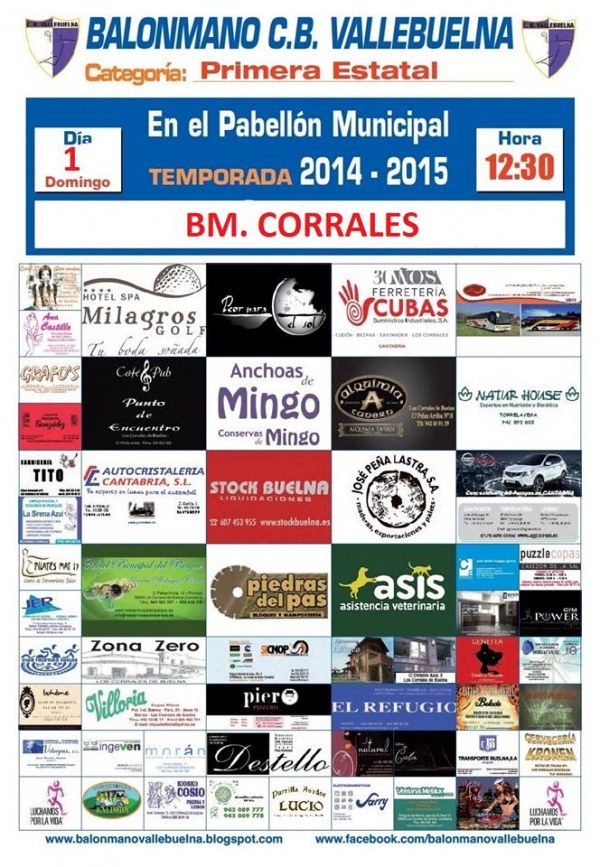 Cartel del partido