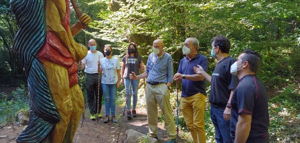 Momento de la visita.